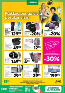 Prisma Joensuun lehti-ilmoitus Karjalaisessa torstaina 31.7.