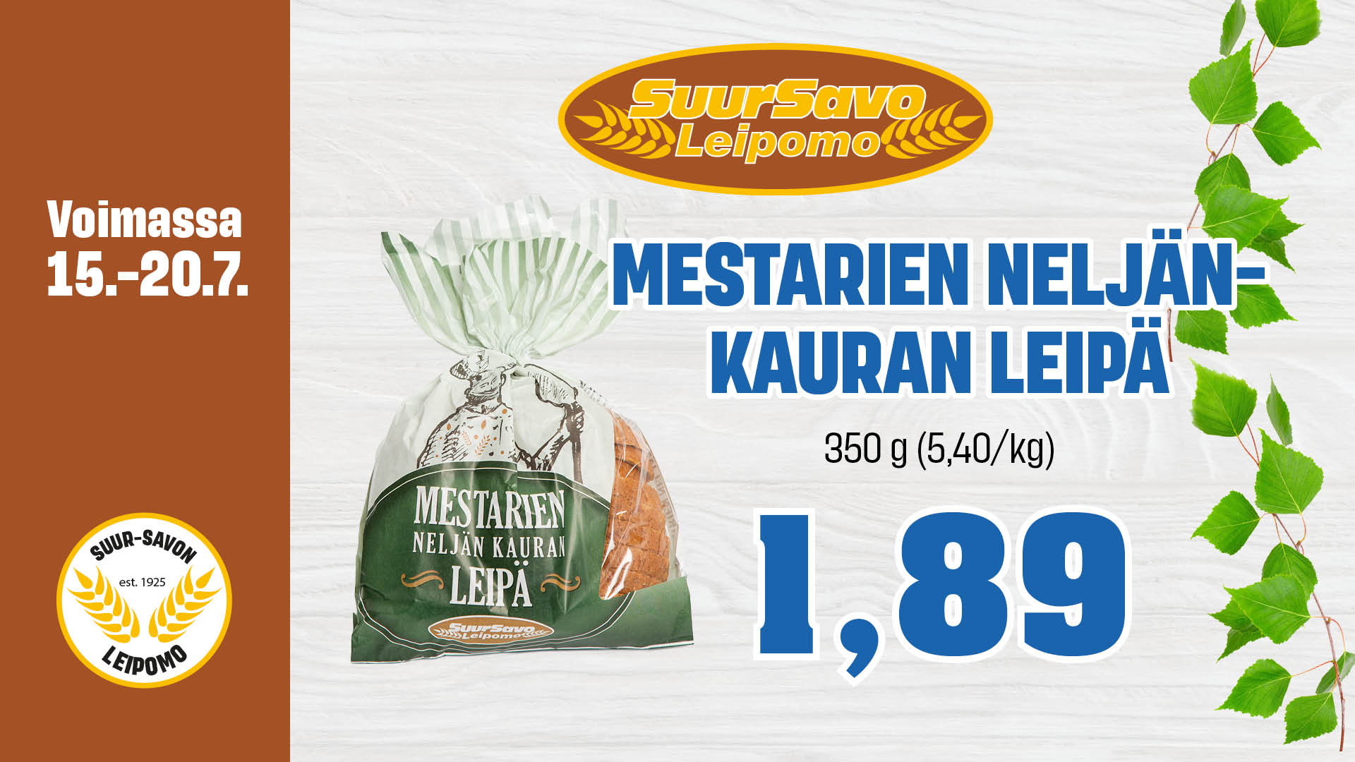 Osuuskauppa Suur-Savon marketeista 15.-20.7.